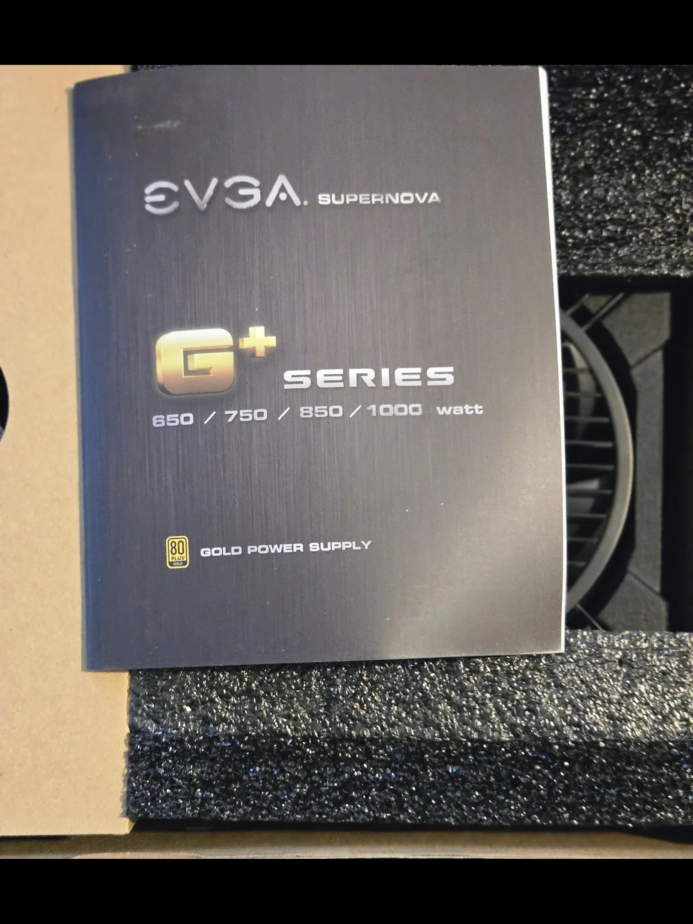 EVGA SuperNOVA 750 G+ Power Supply - Black W Various Cables